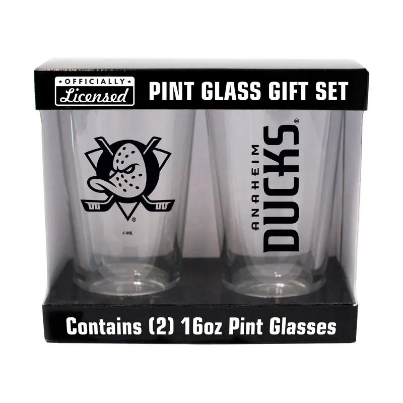 Anaheim Ducks 16oz Gameday Pint Glass 2 Pack