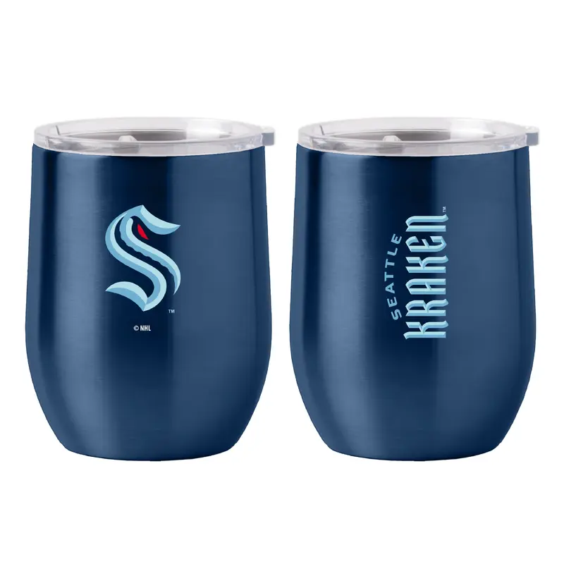 Seattle Kraken 16oz Gameday Stainless Curved Beverage