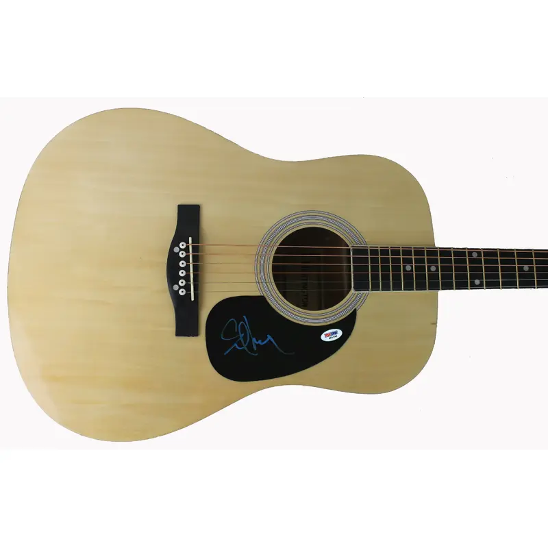 Stefan Lessard Dave Matthews Band Authentic Signed Acoustic Guitar PSA #Q51492