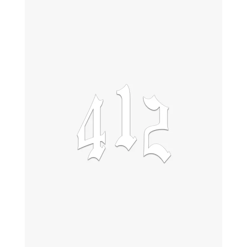 THE (412) VANQUISH PREMIUM DECAL