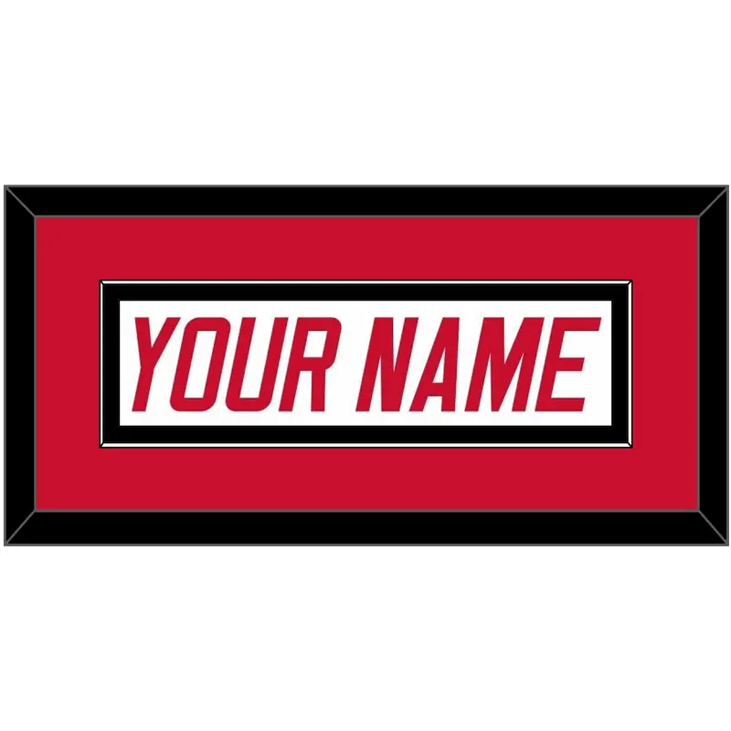 Carolina Nameplate - Home White (1997-2000) - Single Mat 2