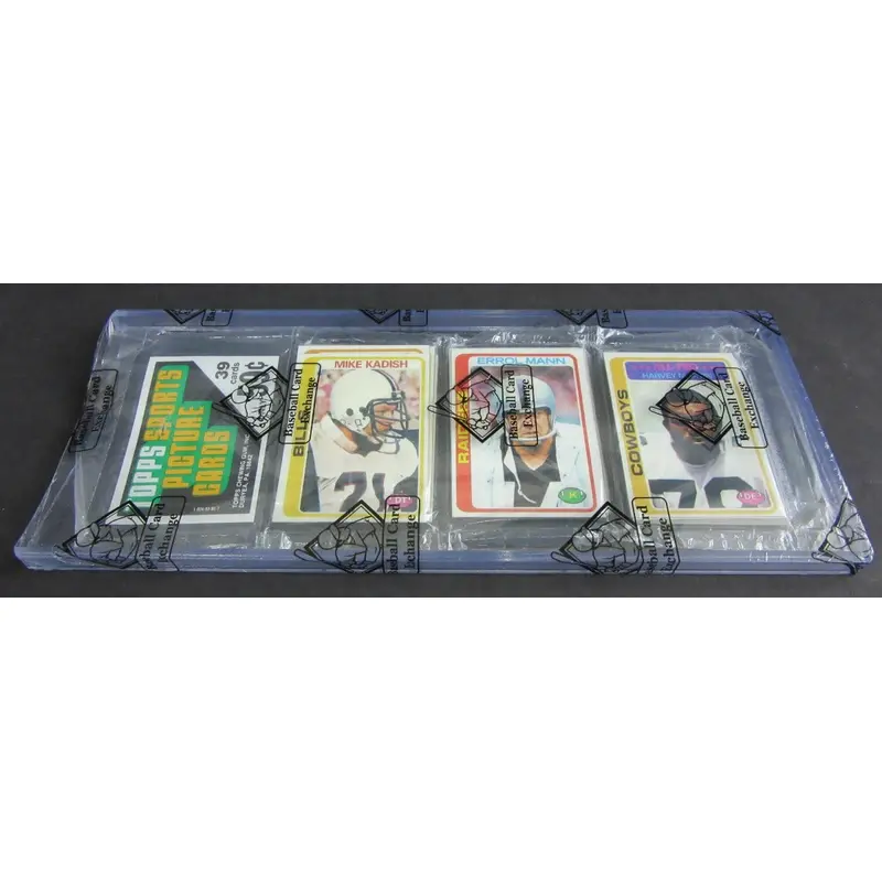 1978 Topps Football Unopened Rack Pack (BBCE)