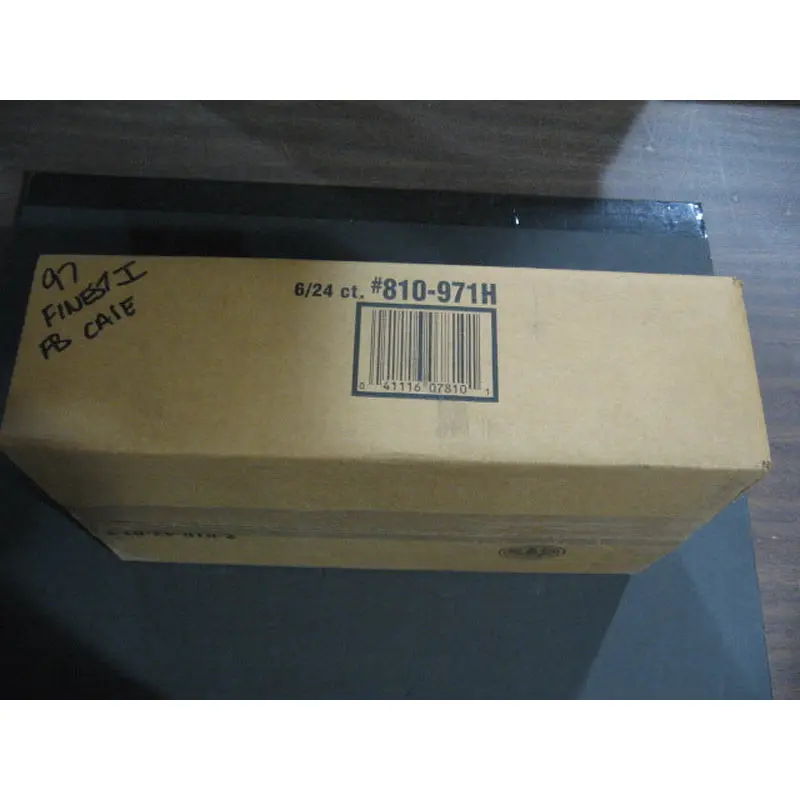 1997 Topps Finest Football Series 1 Case (Hobby) (6 Box)