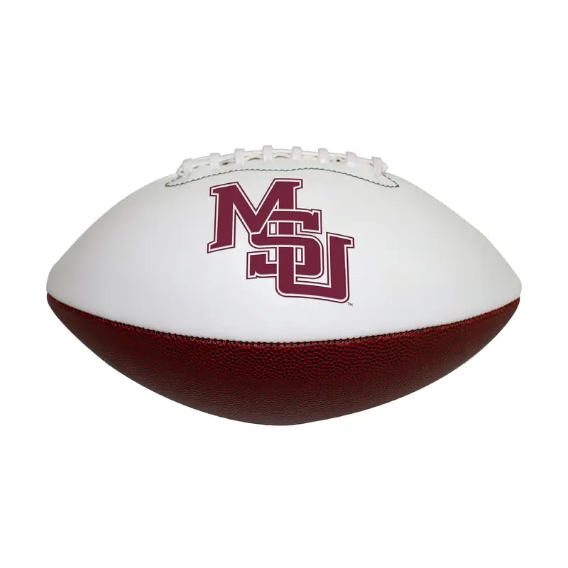 Mississippi State FS Interlocking MS Autograph Debossed Football