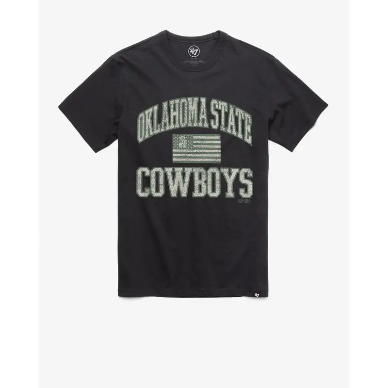 OKLAHOMA STATE COWBOYS OPERATION HAT TRICK OHT MAJOR '47 FRANKLIN TEE