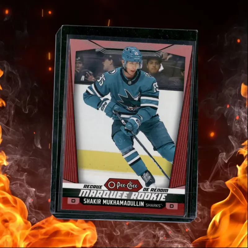 2024-25 O-Pee-Chee Shakir Mukhamadullin Red Border Marquee Rookie #556