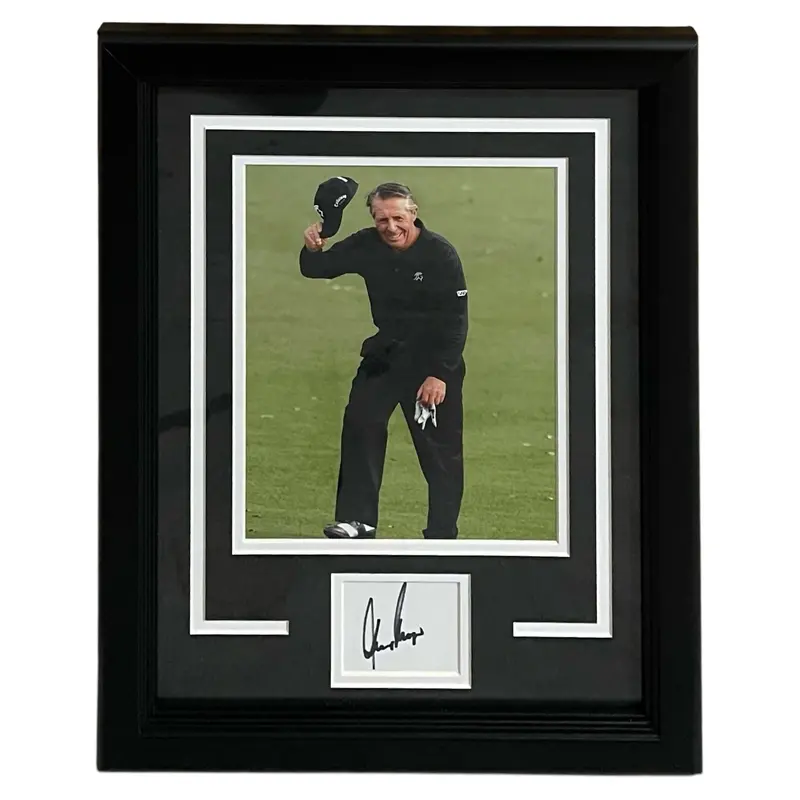 Gary Player Autographed 3-Time Masters Champion "Signature Series" Frame