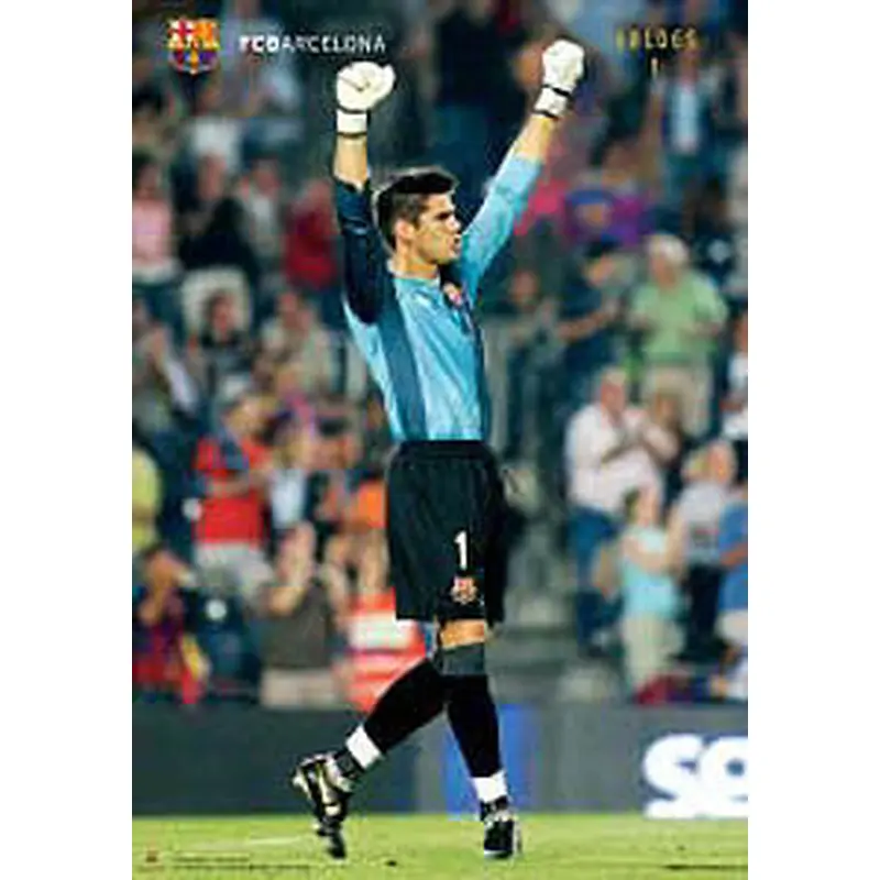 Victor Valdes "Victory" FC Barcelona Official Poster - CPG 2007
