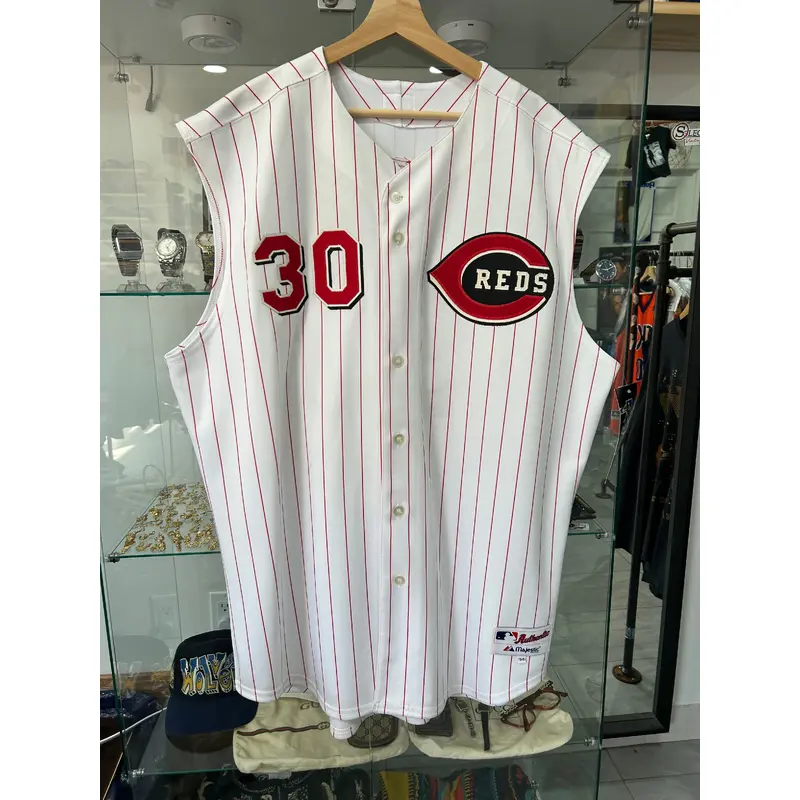 Vintage Ken Griffey Jr Cincinnati Reds Majestic Authentic Jersey 54