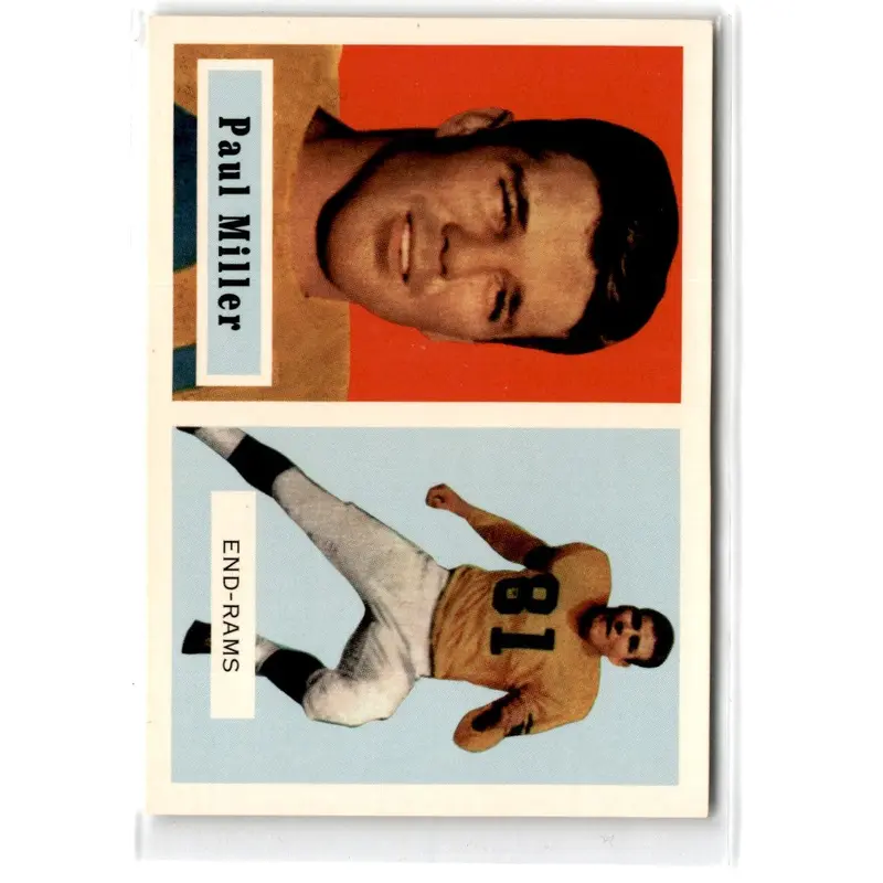 1957 Topps Paul Miller #120 Rookie