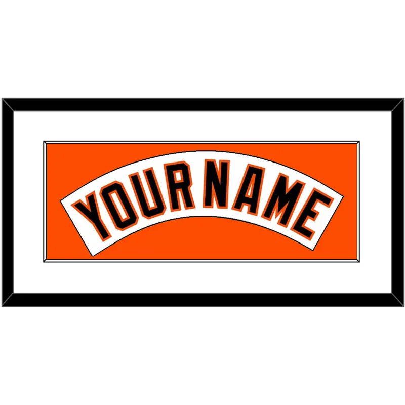 Baltimore Nameplate - Home White (1995-1997) - Single Mat 1