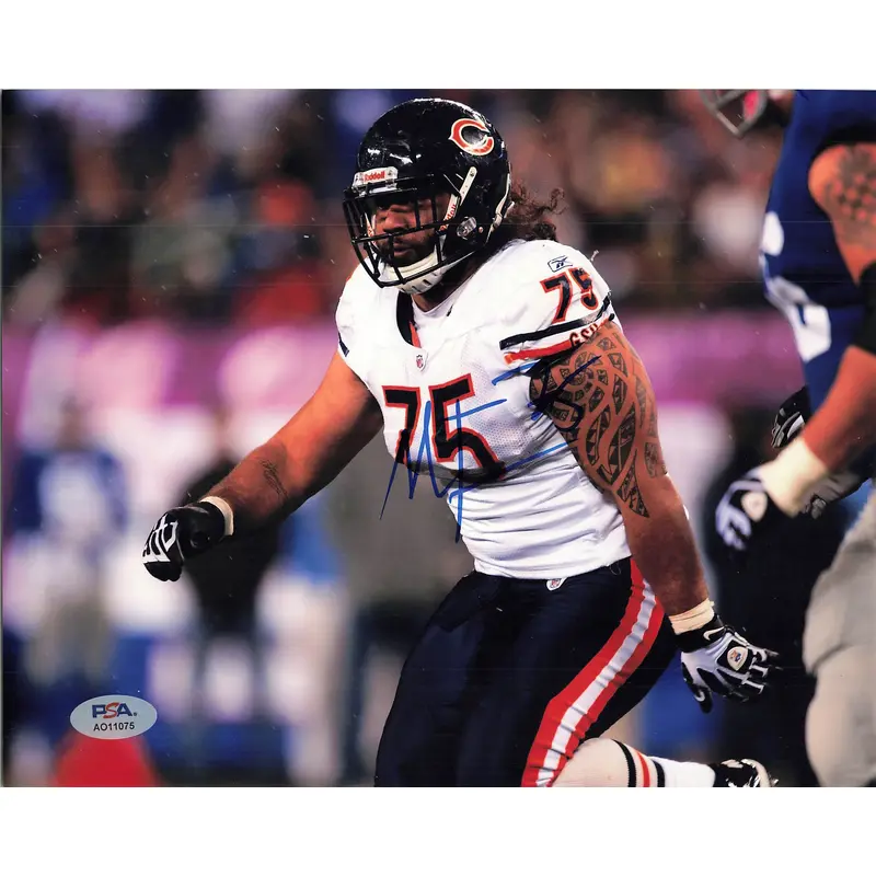 Matt Toeaina signed 8x10 photo PSA/DNA Autographed Bears