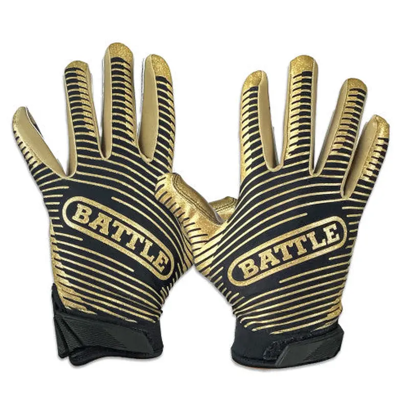 New Battle "USA Glitter" Doom Receiver Football Gloves Adult Size Large