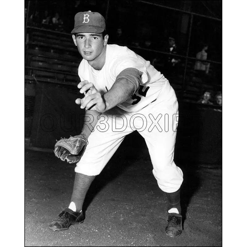 Sandy Koufax 8X10 Photo - Brooklyn Dodgers  - 951