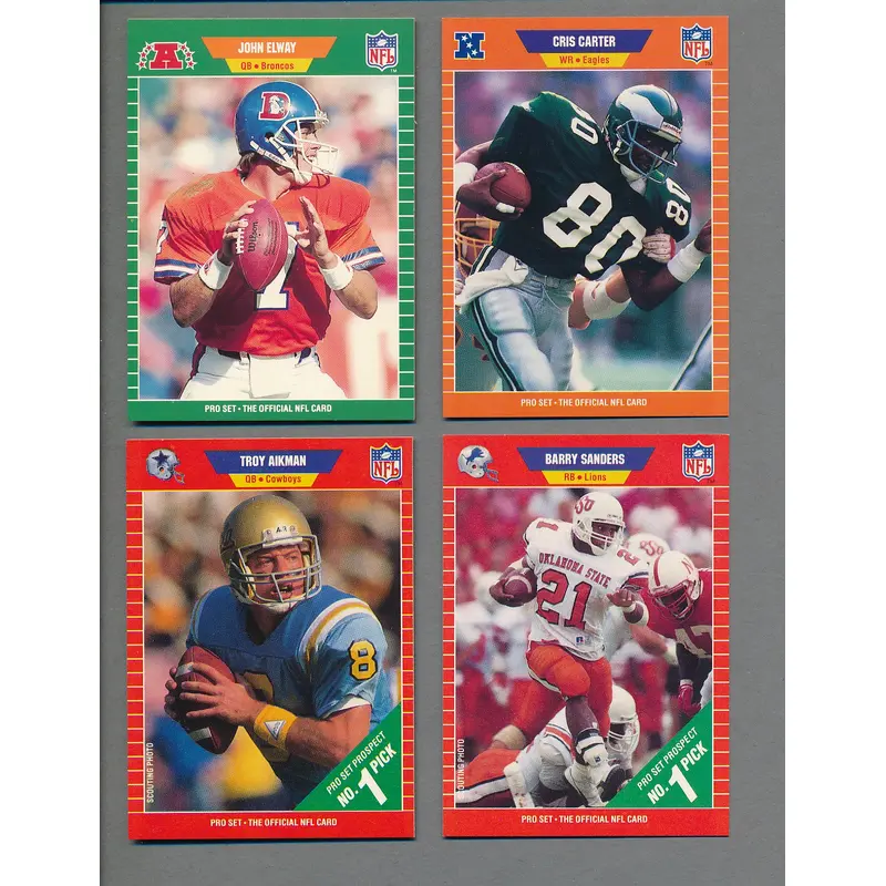 1989 Pro Set Football Complete Set (561) NM/MT MT