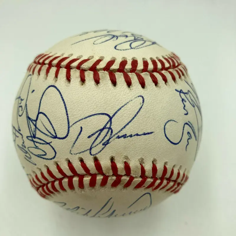 1996 Philadelphia Phillies Team Signed Official National League Baseball