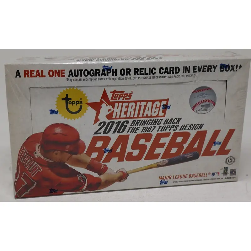2016 Topps Heritage Baseball Box (Hobby) (24/9)