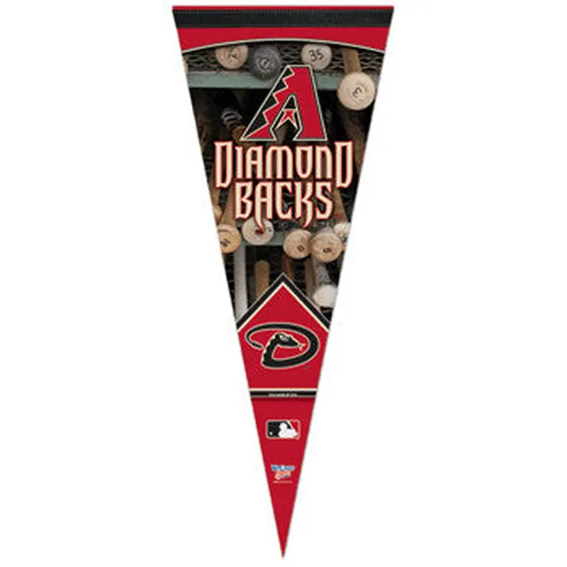 Arizona Diamondbacks "Batrack" Dual-Logo Premium Felt Pennant - Wincraft