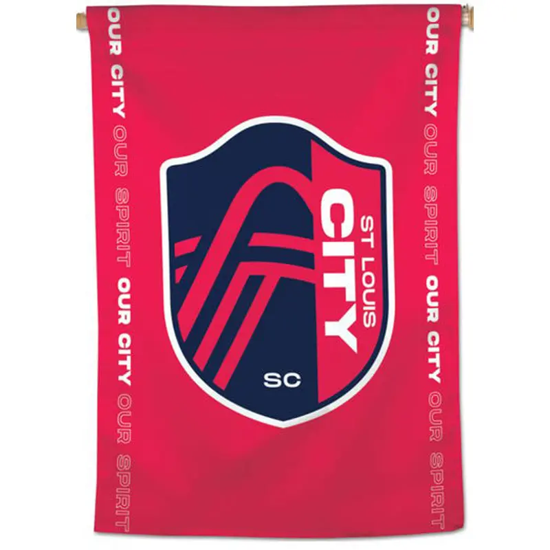 St. Louis City SC Official MLS Soccer Team Logo Wall BANNER - Wincraft Inc.