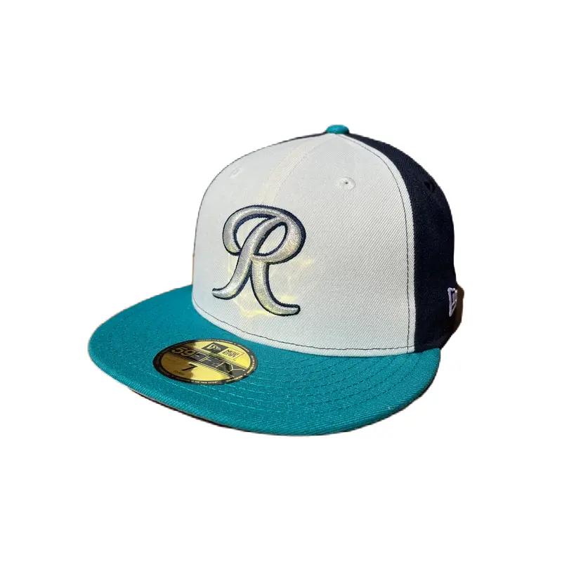 Tacoma Rainiers New Era 59Fifty Chrome Northwest Green Cap