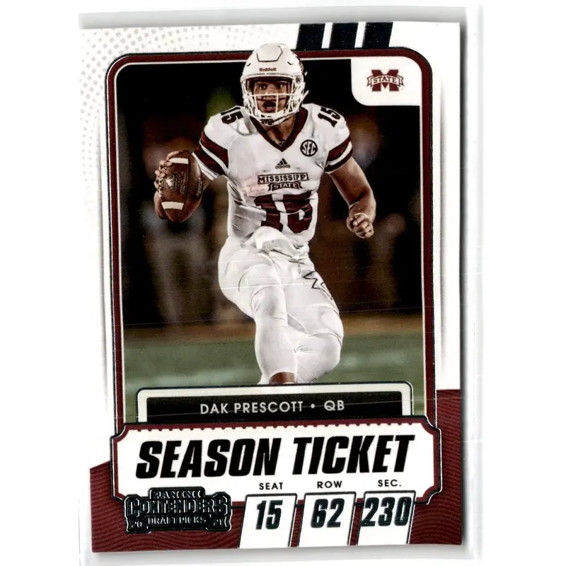 2021 Panini Contenders Draft Picks Ticket Dak Prescott #24