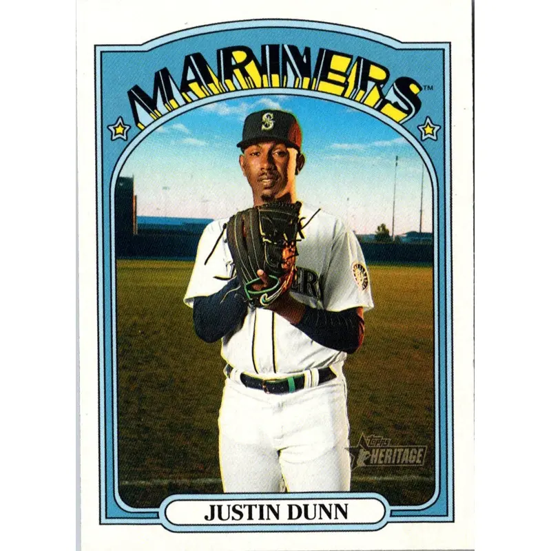 2021 Topps Heritage Justin Dunn #276