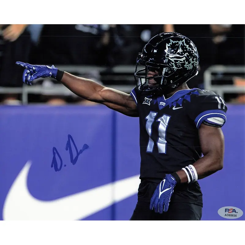 Derius Davis signed 8x10 photo PSA/DNA Autographed TCU