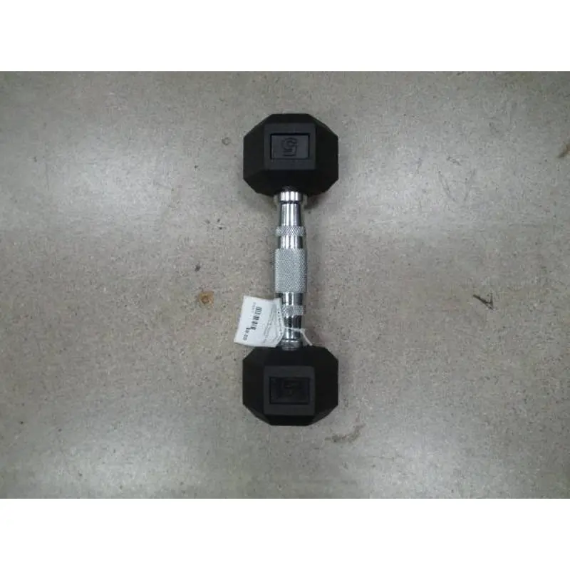 New Rising Sports 3 lb Rubber Dumbbell