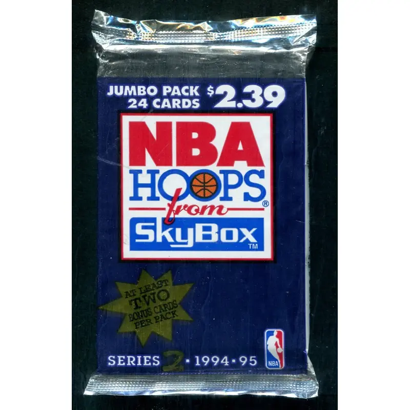 1994/95 Hoops Basketball Unopened Series 2 Jumbo Pack