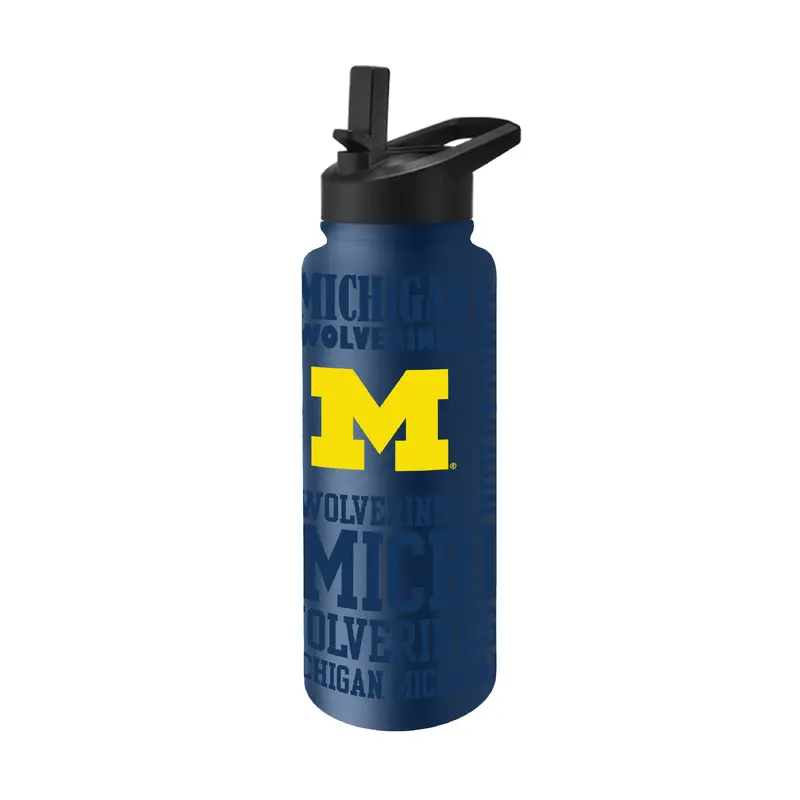 Michigan 34oz Replay Quencher Bottle