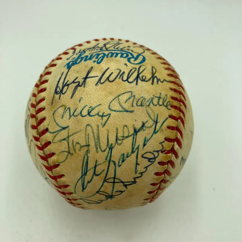 Mickey Mantle Stan Musial Hall Of Fame Multi Signed Baseball 25 Sigs JSA COA