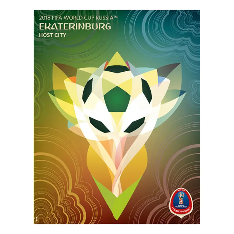FIFA World Cup 2018 Russia Official Host City Poster (Ekaterinburg) - Sports Endeavors