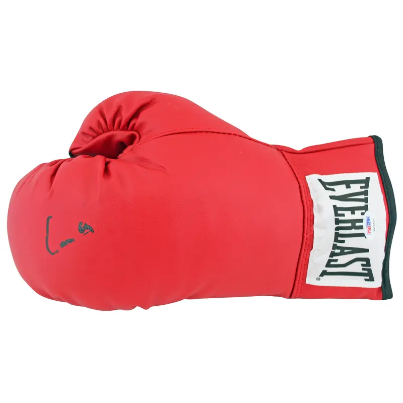Muhammad Ali "Cassius Clay" Signed Red Everlast Boxing Glove PSA Itp #5A26554