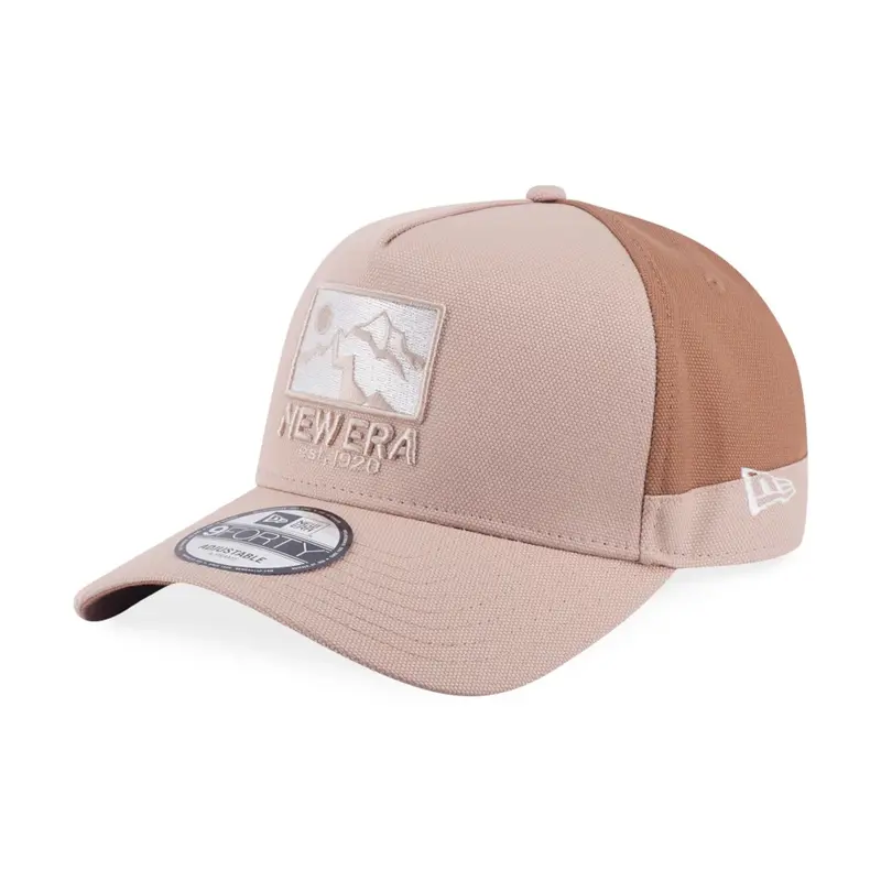 New Era Cordura Beige 9FORTY A-Frame Trucker Adjustable Cap