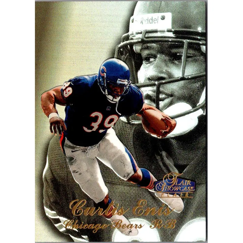 1998 Flair Showcase Curtis Enis #15 Rookie