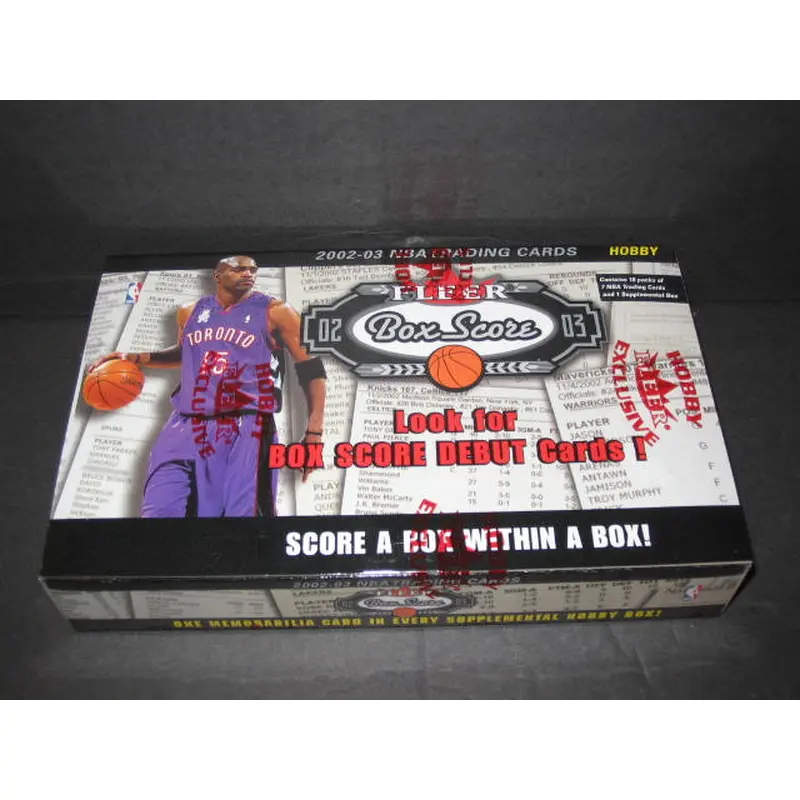 2002/03 Fleer Box Score Basketball Box (Hobby)