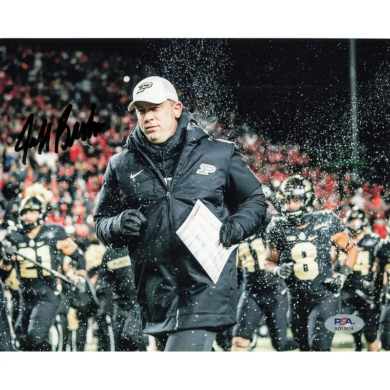 JEFF BROHM signed 8x10 photo PSA/DNA Football Coach Autographed
