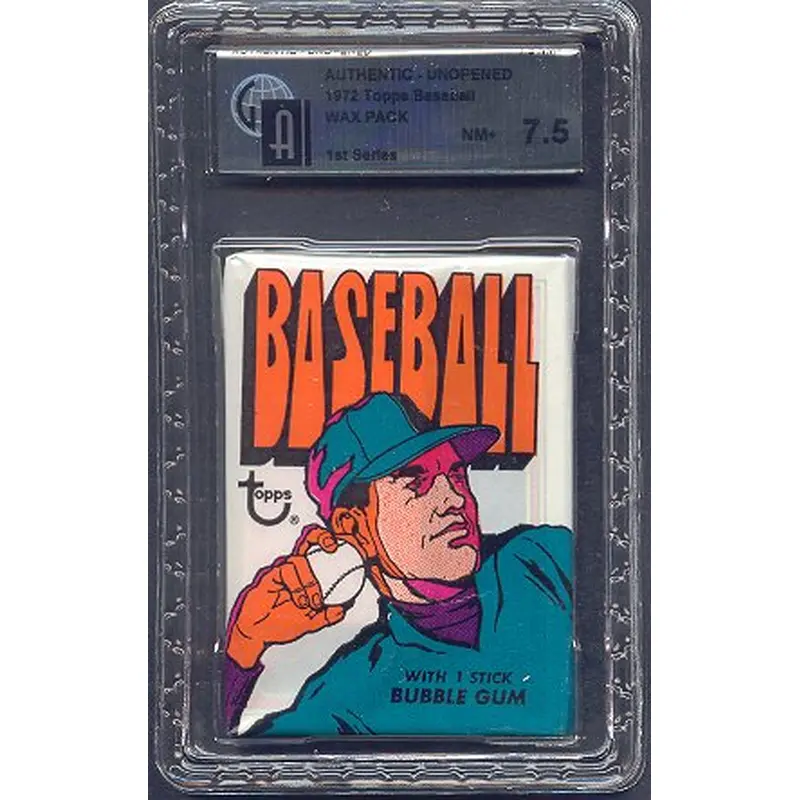 1972 Topps Baseball Unopened Series 5/6 Wax Pack