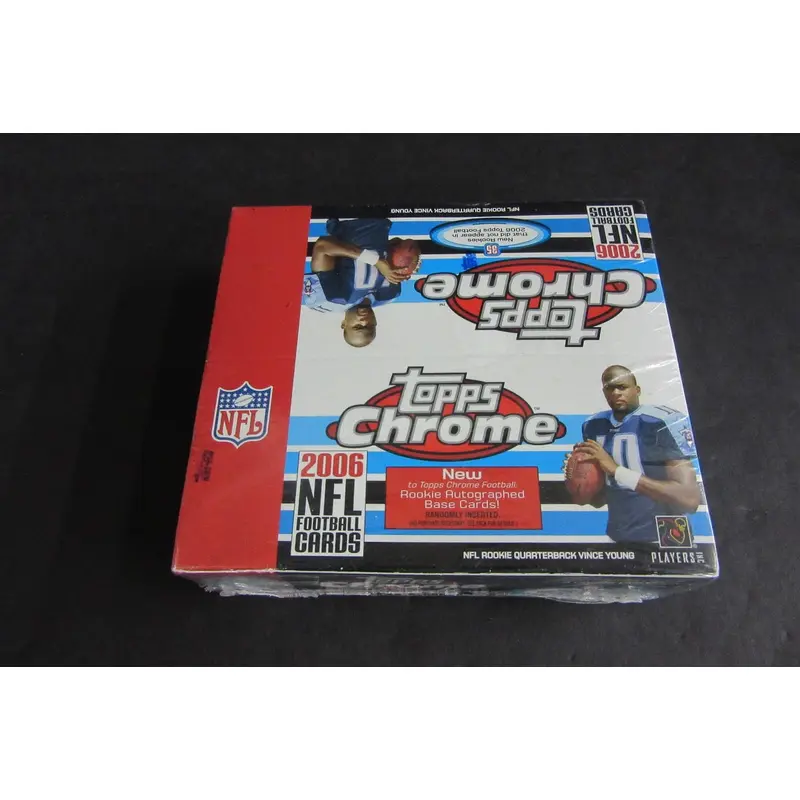 2006 Topps Chrome Football Box (Retail) (24/4)