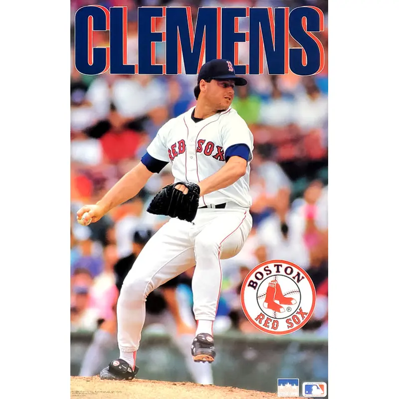 Roger Clemens "Action 93" Boston Red Sox MLB Action Poster - Starline 1993