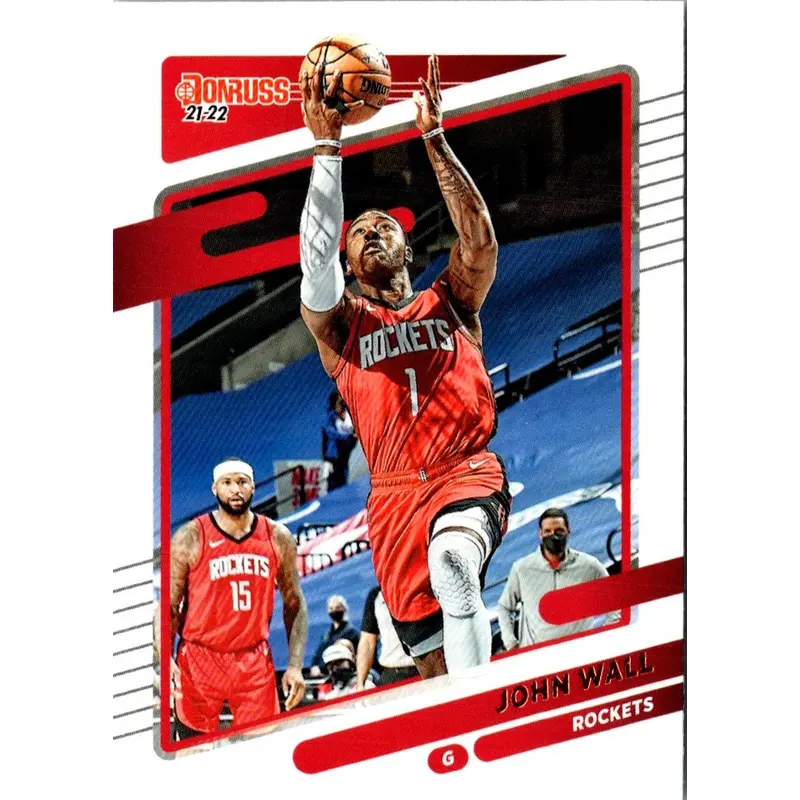 2021 Donruss Holo Red and Gold Laser John Wall #142