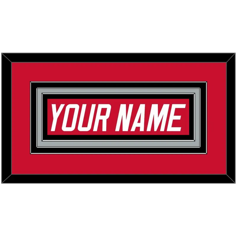 Carolina Nameplate - Road Red (1997-2000) - Triple Mat 2