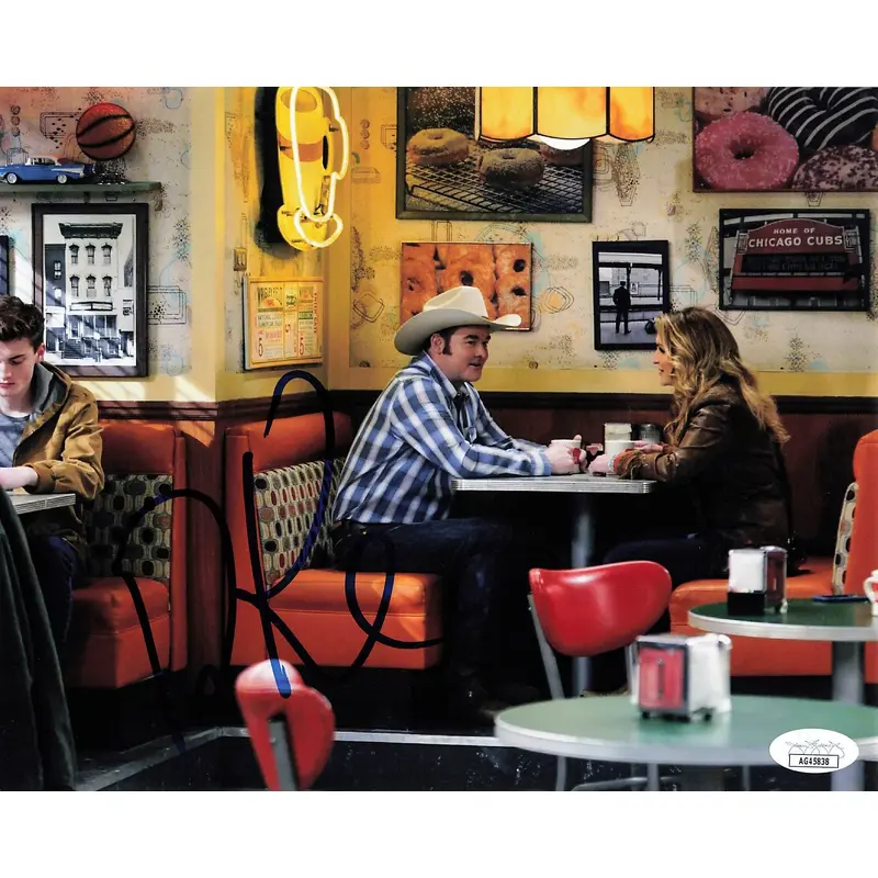 David Dave Koechner signed 8x10 photo JSA Autographed