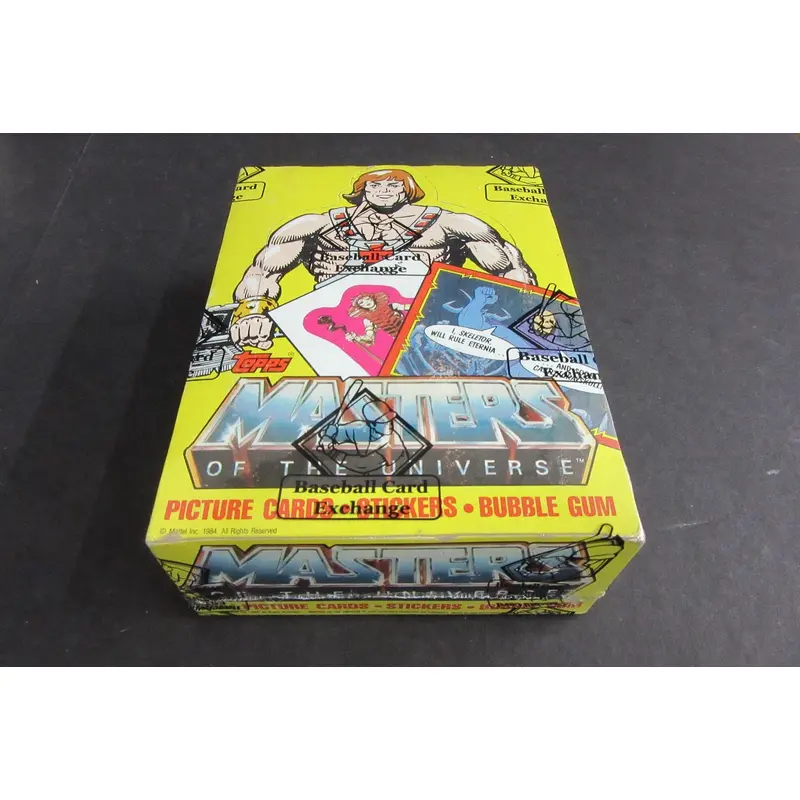 1984 Topps Masters Of The Universe Unopened Wax Box (BBCE)