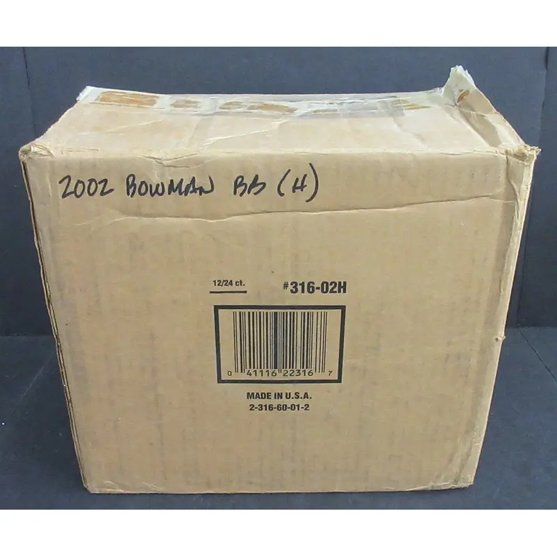 2002 Bowman Baseball Case (Hobby) (12 Box)