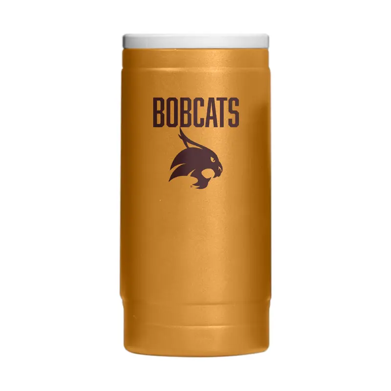 Texas State 12oz Oak Huddle Powdercoat SlimCan Coolie