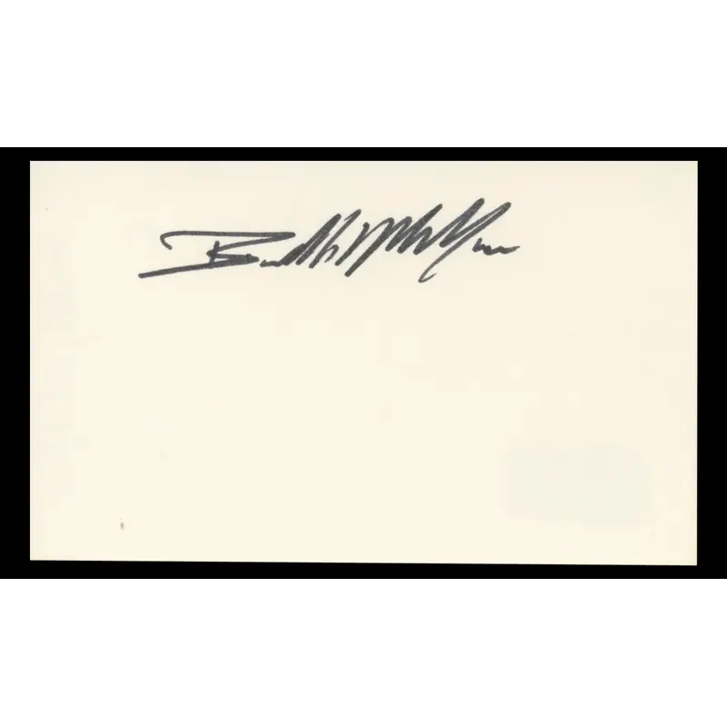 Bradley Whitford The West Wing Authentic Signed 3x5 Index Card BAS #BT01225
