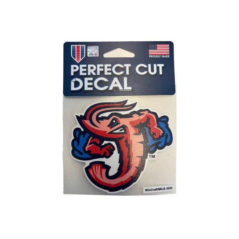 Jacksonville Jumbo Shrimp Wincraft Home Logo Perfect Cut Decal