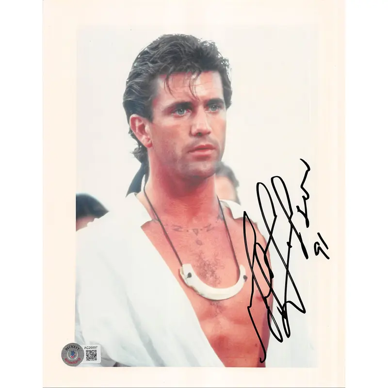 Mel Gibson The Bounty Authentic Signed 8x10 Photo Autographed BAS #AC26897