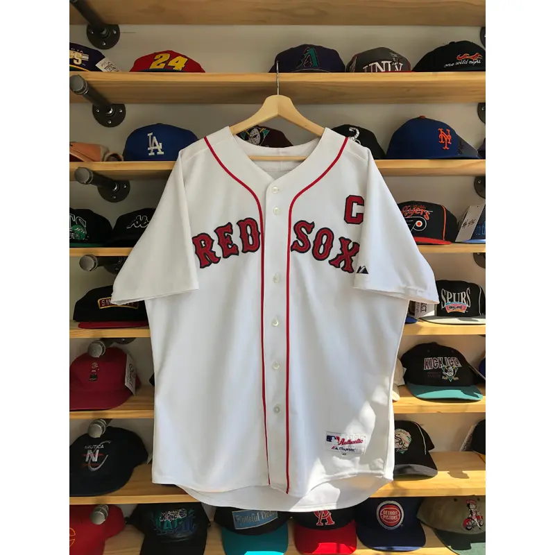 Vintage Majestic Boston Red Sox Jason Varitek Authentic Jersey Size 48/XL